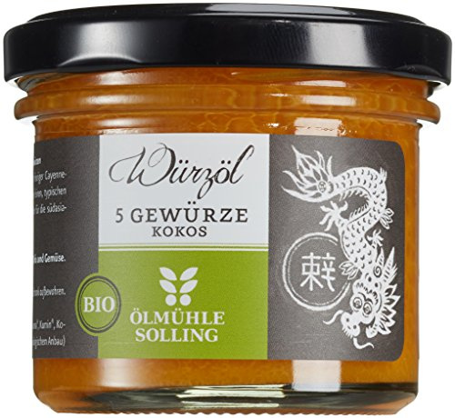 Ölmühle Solling Kokoswürzöl chin. 5 Gewürze (scharf), 2er Pack (2 x 100 g)