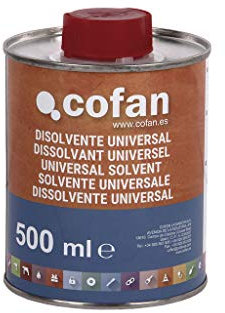 Cofan Dissolvant universel | Plusieurs tailles | Pour synthétiques