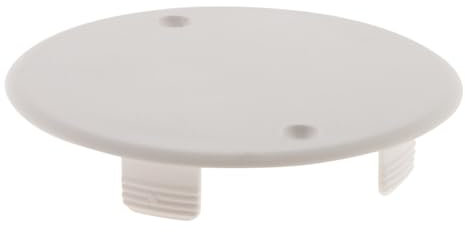 Zenitech - Coperchio per Scatola Ø80mm - Forma Rotonda - Compatibile con Scatole Alimentari Ø80mm - Plastica Resistente Senza BPA - Ideale per Conservazione e Stoccaggio - Bianco