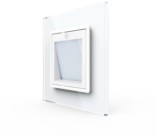 LIVOLO Glas Touch Lichtschalter Funkschalter Steckdosen Wechselschalter uvm in weiß (Treppenbeleuchtung VL-291JD-11)