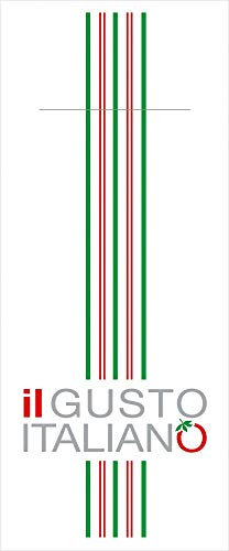 Mank Besteckservietten aus Airlaid Pub 40 cm x 33 cm 1/8 Falz | mit Besteckschlitz für Gastronomie und Feiern | 75 Stück | iL Gusto Italiano