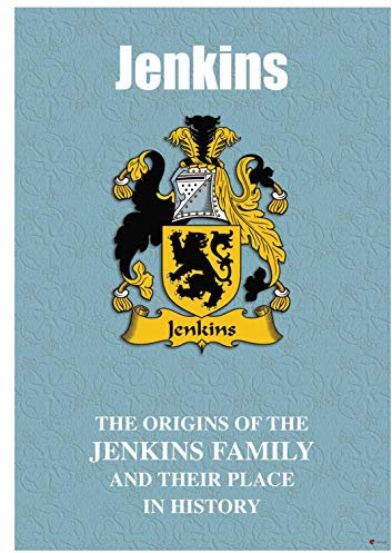 I LUV LTD Jenkins Anglais Nom de Famille Livret D'histoire avec de Brefs Faits Historiques