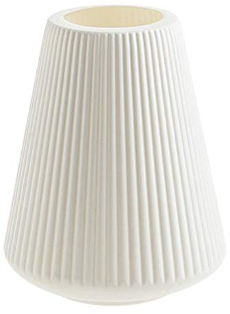 Fenteer Nicht Zerbrechliche Vase Dekoration Desktop Korb Hause Dekoration, Weiß Stil 2