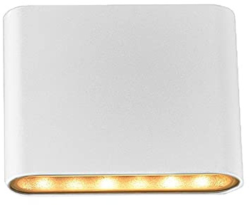 LongLife LED Wandleuchte Slide 5W UP and DOWN 3000K IP54 weiß Außenwandleuchte Wandlampe für Innen- & Außenbereich Wandaußenleuchte Fassadenbeleuchtung Außenbeleuchtung Außenleuchte Wegeleuchte