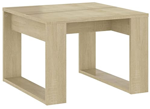 vidaXL Table d'appoint Chêne Sonoma 50x50x35 cm Bois d’ingénierie