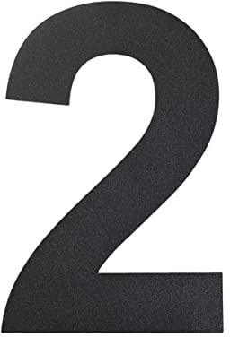 nanlyiau muméro de maison numéro maison noir matt inoxydable flottant 9in2 | Haute 22,8cm pour porte boîte aux lettres extérieur acier résistant à la corrosion inoxydable