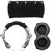 Voarmaks Parte di riparazione fai da te Ganci per cuscino per fascia compatibile con Denon HP1000 HP1100 Cuffie per DJ Over-Ear in pura lana di ricambio per cuffie