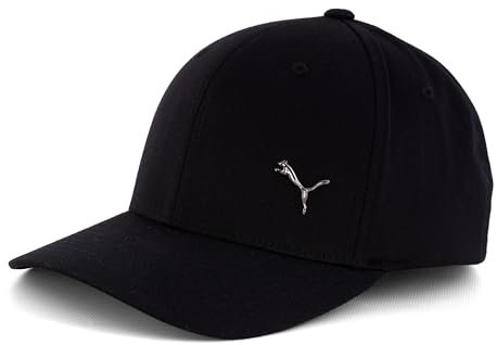 PUMA Unisex Metal Cat Flexfit Cap - Baseballkappe (Black, S-M)
