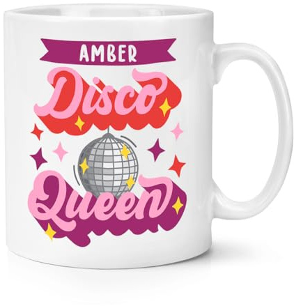 Personalised Disco Queen 10oz Mug Cup