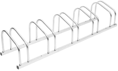 ARKEM Fahrradständer für 5 Fahrräder Verzinkter Stahl FahrradstäNder Mountainbike FahrradstäNder Wand