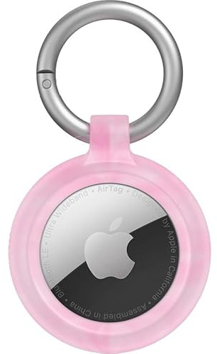 OtterBox AirTags Holder Étui pour AirTag, Teaberry | Antichoc, anti-chute, ultra-mince, robuste, coque de protection mince pour Apple AirTags, deux mousquetons inclus