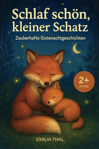 Gutenachtgeschichten ab 2 Jahren – Schlaf schön, kleiner Schatz | Einschlafhilfe mit kurzen Tiergeschichten | Vorlesebuch ab 2, 3, 4 Jahre | Kinderbuch zum Einschlafen