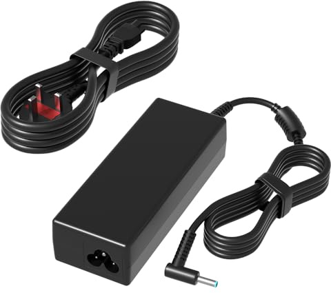 SLRIOYS 65W Laptop Charger Compatible with HP Pavilion x360 13 14 15 17 Envy 13 15 17 Notebook 14 15 17 250 255 256 Stream 11 13 14 EliteBook 655 820 830 840 850 ProBook 440 445 450 455 Power Cord