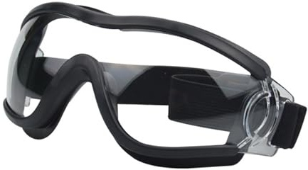 AQCQDQ Sonnenbrille Hund, Hundebrille für Kleine Hunde, Anti-UV Schutzbrille mit Verstellbarem Riemen für Mittel Große Hunde (Schwarzer Rahmen mit Klaren Gläsern)