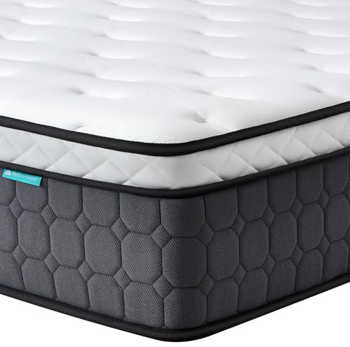 Small Double Mattresses 4FT, 12 Inch Hybrid Matress with Memory Foam and Individual Pocket Springs, Small Double Mattress with Cooling Fabric and Pressure Relief, Medium Firm Mattress, 120x190x30cm