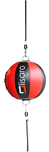 Lisaro Leder Doppelendball/Durchmesser ca. 25cm inkl. 2 elastischen Spanngurten ca. 100cm lang