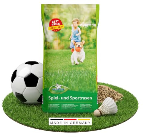 Pegasus Spiel- und Sportrasensamen 622395, Rasensaat | Strapazierfähiger Rasenteppich, für Rasen-Reparatur