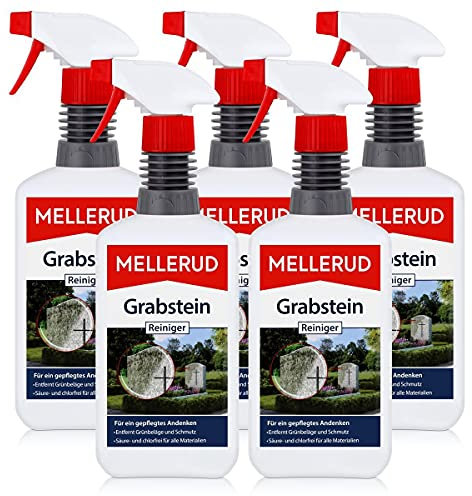 5x Mellerud Grabstein Reiniger 500 ml