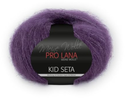 PRO LANA Kid Seta - Farbe: Aubergine (48) - 25 g/ca. 210 m Wolle