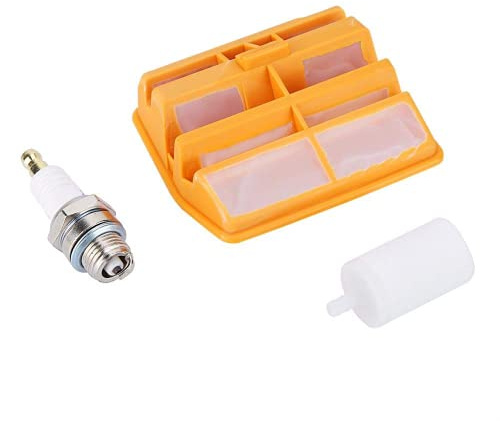 Benzinfilter Luftfilter Zündkerzensatz Air Filter Zündkerzen-Kit Air Filter Spark Plug Set 544 08 08 02 für 445 450 Teile Kraftstoff Gas Kettensäge Set Zubehör