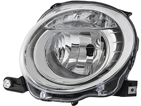 Faro de cruce principal faro delantero izquierdo H7 para modelo 500 (312) Año de construcción: 10/2007-07/2015 500C 09/2009-07/2015