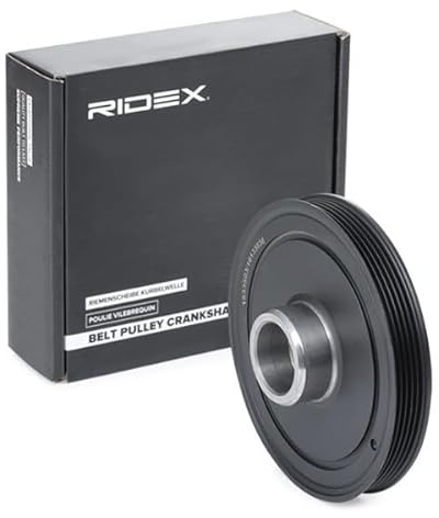 RIDEX 3213B0191 Riemenscheibe Kurbelwelle Kurbelwellenriemenscheibe 4-Rippen Kompatibel mit MINI Schrägheck R56 11238477129 11238511320 13470WA010