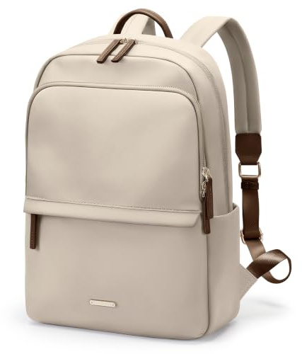 GOLF SUPAGS Zaino Per Portatile PC Donna, Sottile, Antifurto, Per Lavoro, Viaggi, Università, Adatto Per Notebook da 14/15,6 Pollici (Albicocca, 14 Pollici)