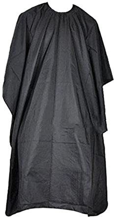 Capa de corte de pelo, capas versátiles para corte de pelo para adultos, lisas, suministros de peluquería con cuello elástico ajustable para salón de belleza y hogar