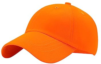 Toddler Sun Hat Toddler Baseball Hats for Boys and Girls(2-7 Years) Orange