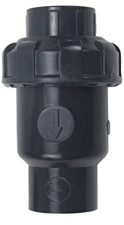 Clapet anti-retour, clapet anti-retour unidirectionnel, 1 clapet anti-retour en PVC I.D20~50 mm, clapet anti-retour général vertical et horizontal, raccords de conduites d'eau d'irrigation de jardin
