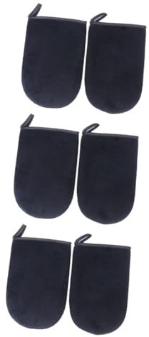 Beavorty 6stücke Selbstbräunungs-handschuhe Lint-freie Tanning-mitts Für Gleichmäßige Anwendung Von Selbstbräunern Für Gesicht Und Körper Elegantem Schwarz