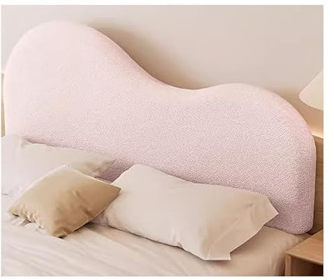 XILYZMO Suave Relleno Tapizado, Cabecera Lectura Grande Almohada, Montado La Pared Fibra Superfina Retirable Almohadón, Soporte para La Espalda Tapizado Paneles Pared, Tamaño(Rosado,170x75.2cm)