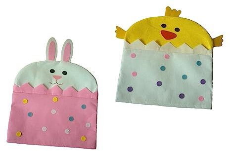 Alipis 4stücke Abnehmbare Stuhlhussen Für Esszimmerstühle Praktische Und Dekorative Stuhlbezüge Für Ostern Hochwertige Materialqualität Als Für Freunde Und Familie