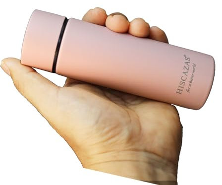 Mini Borraccia Termica 150 ml – Bottiglia in Acciaio Inox 316 Rosa Opaca, Doppia Parete, Antiscivolo e Senza Perdite – Regalo Elegante per Donna