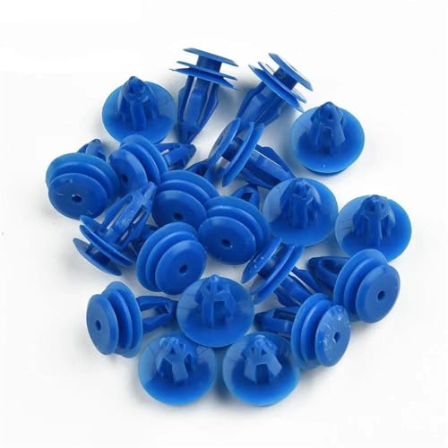 DZSMACHENGSM para Rover para Range para Evoque Placa Hoja Rueda Tira Curvada Fijación LR027255 50x Clips Embellecedores Rueda Coche Auto Interiores