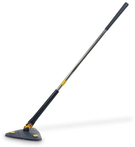 CASA MARIA Set di mocio triangolare facile da spremere, rotazione a 360 gradi, microfibra premium 2 più 1.