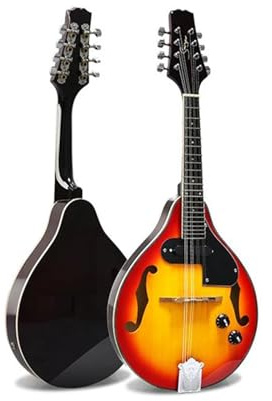 Professional Mandoline Instrument Electric Mandolin Spruce 8 Strings Highgloss Hollow F Sound Hole Sunburst Mandocello Instrument Mandolina