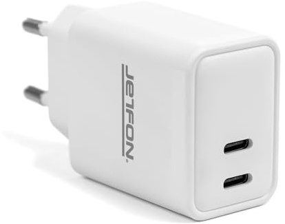 USB-C-laddare med dubbla uttag, 10 W