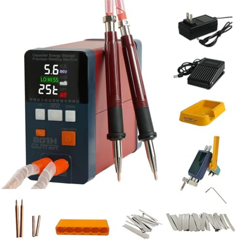 Portable Welding Machine,801H Cordless Spot Welder,Pulse Spot Welder,Lithium Battery DIY Hand Welding Pen 220V,Lithium Batteries Soldering Machine