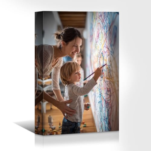 Laoife Custom Canvas Prints with Your Photos, Personalized Photo On Canvas Transform Your Photos into Stunning Wall Art Digitally Printed Photo To Canvas Ideal for Home Decor Gifts Keepsakes - 8x10