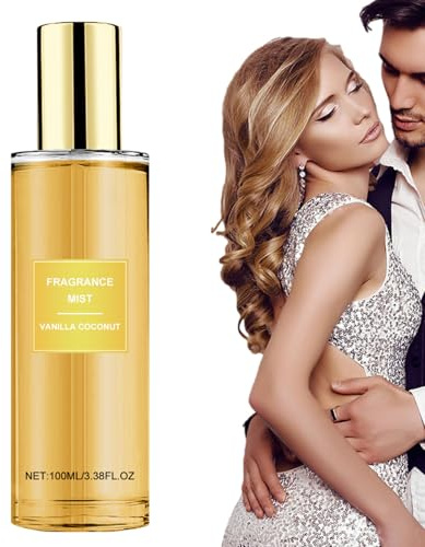 Profumo Alla Vaniglia E Cocco Spray Vanilla Fragrance Mist 100ml Fragranza Lunga Durata - Freschezza Quotidiana, Spiaggia E Ufficio - Flacone Leggero Da Viaggio Della Passione