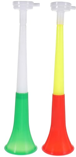 Hemobllo 2piezas Trompetas Telescópicas Para Animar Juguetes De Ruido Para Fútbol Cuernos Deportivos Para Partidos y Fiestas Accesorios Aleatorios Para Eventos