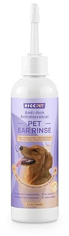 HICC PET Ear Cleaner for Dogs & Cats, Dog Ear Wash, 118ml