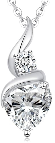 LOUISA SECRET Infinity Necklaces for Women 925 Silver Birthstone Pendant