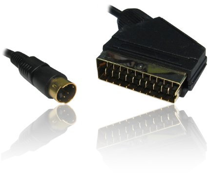 CDL Micro-1,5 m SCART a SVHS/S-VHS, Cavo S-Video e Video/DVD per PC