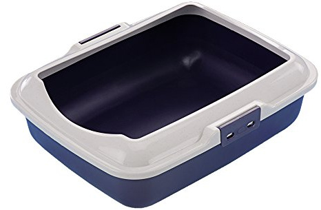 Nobby 76291-05 Katzen Toilettenschale, 50 x 40 x 16 cm, blau