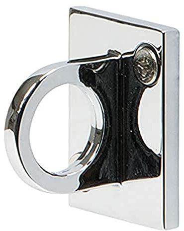 Securit Klassisk barriär väggkrok monteringsdelar ingår, metall, krom, 5 x 3, 8 x 4 cm