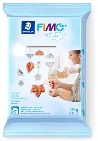 Staedtler 8131-0 - Fimo air light microwaveable Modelliermasse, 250 g, wei