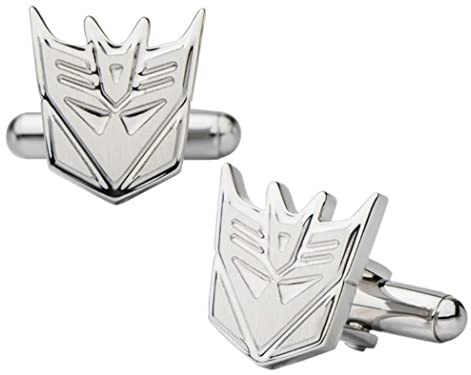Manschettknappar i rostfritt stål Transformers logotyp, NA