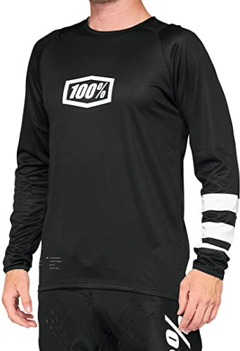 100% MTB-Jersey Langarm R-Core Schwarz Gr. XL